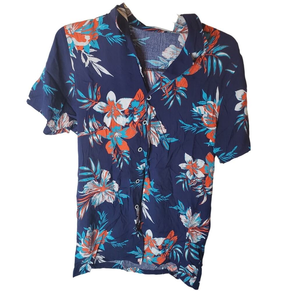 Vacancy Co. Floral Print Button Down Shirt, NWOT, Small